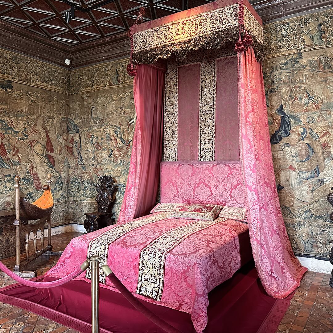 Château de CHENONCEAU - quarto rosa