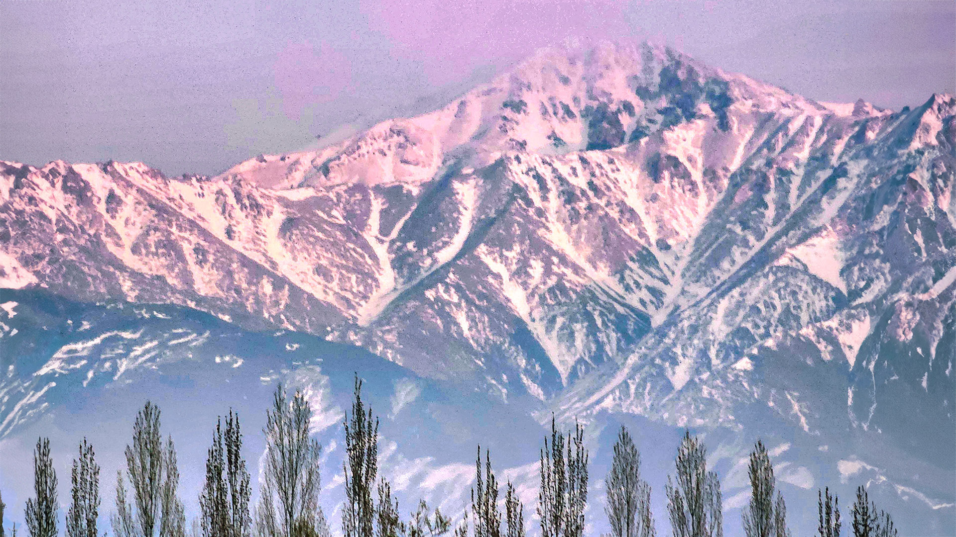 Vista de Mendoza no inverno