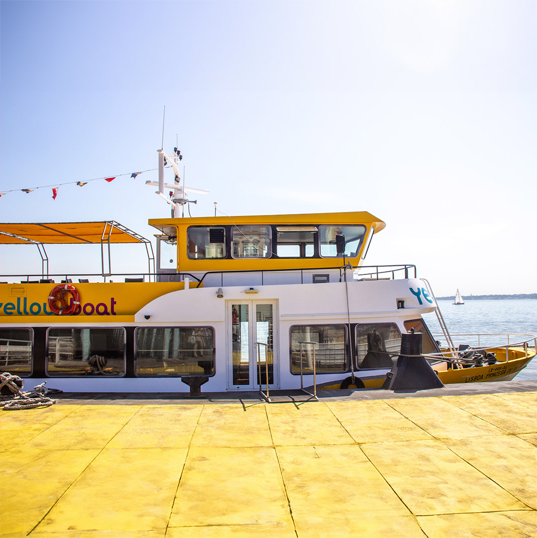 Yellow Boat: passeio de barco em Lisboa