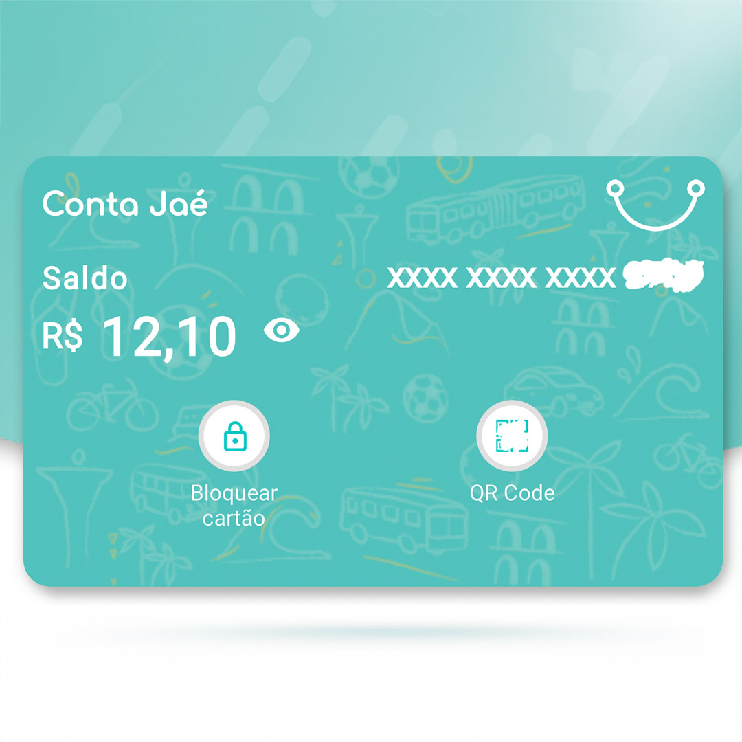 Cartão de transportes Jaé