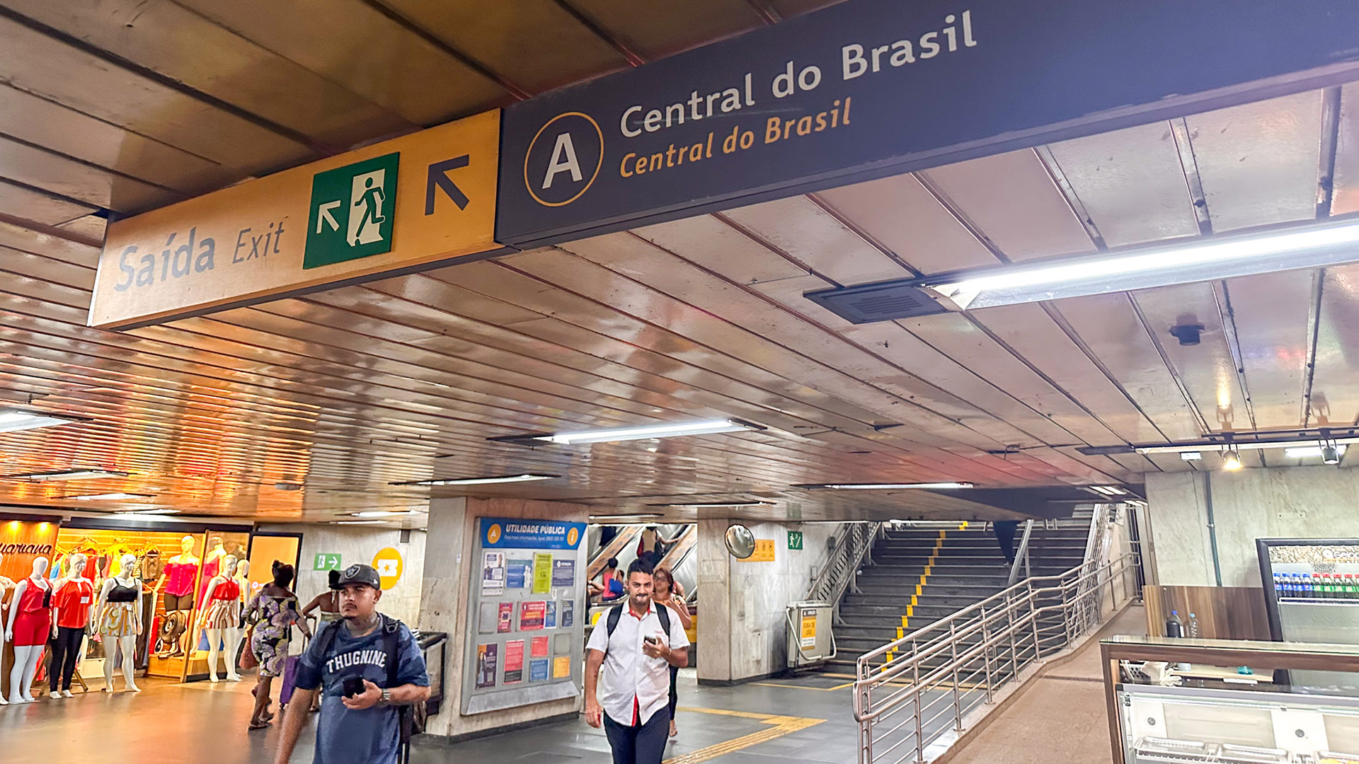 Rio estação Central do metrô