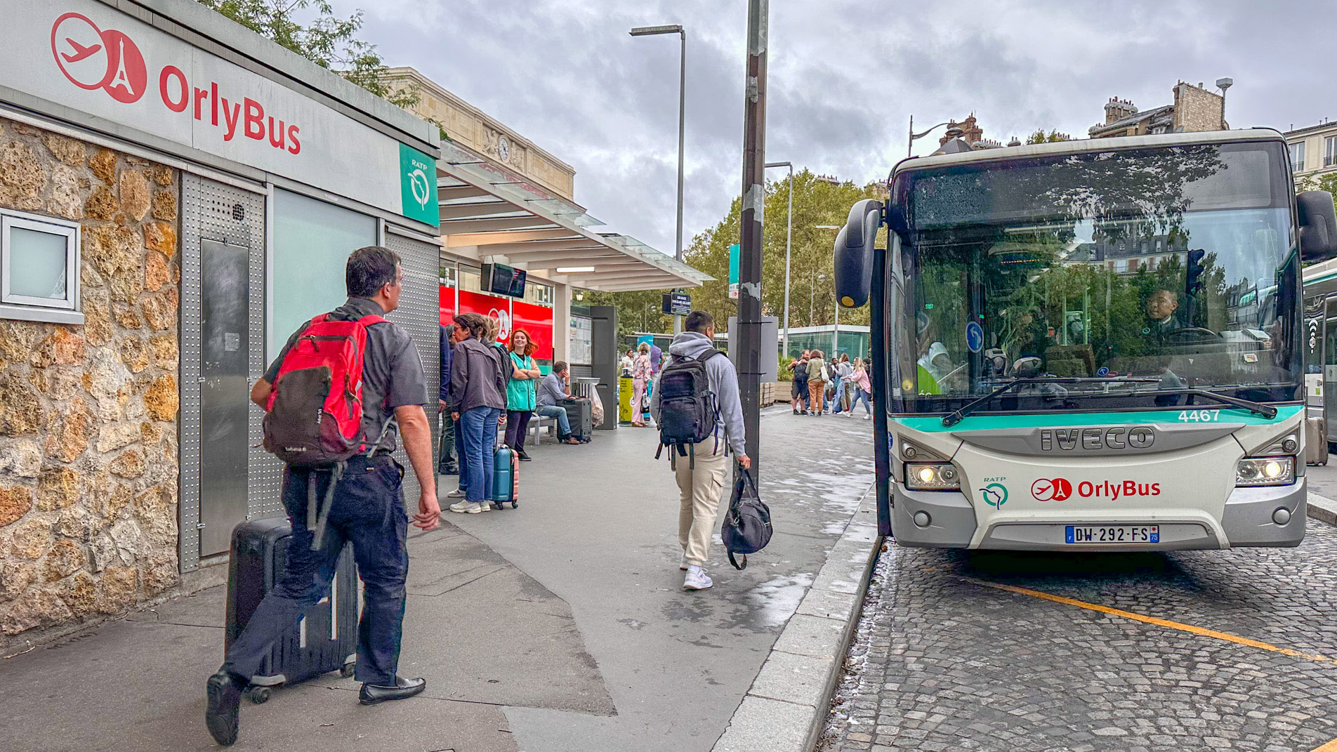 OrlyBus: ponto inicial em Paris