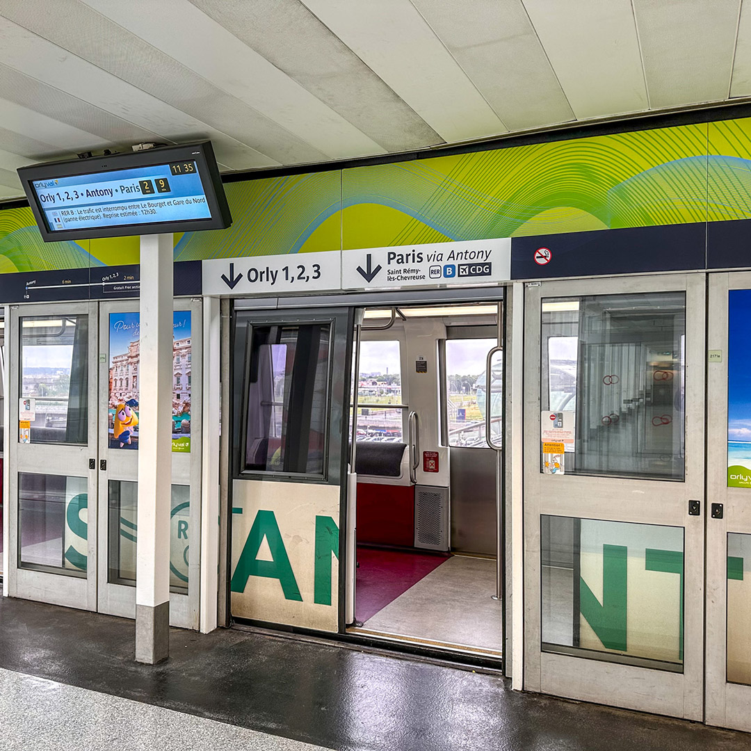 OrlyVal e RER de Orly a Paris