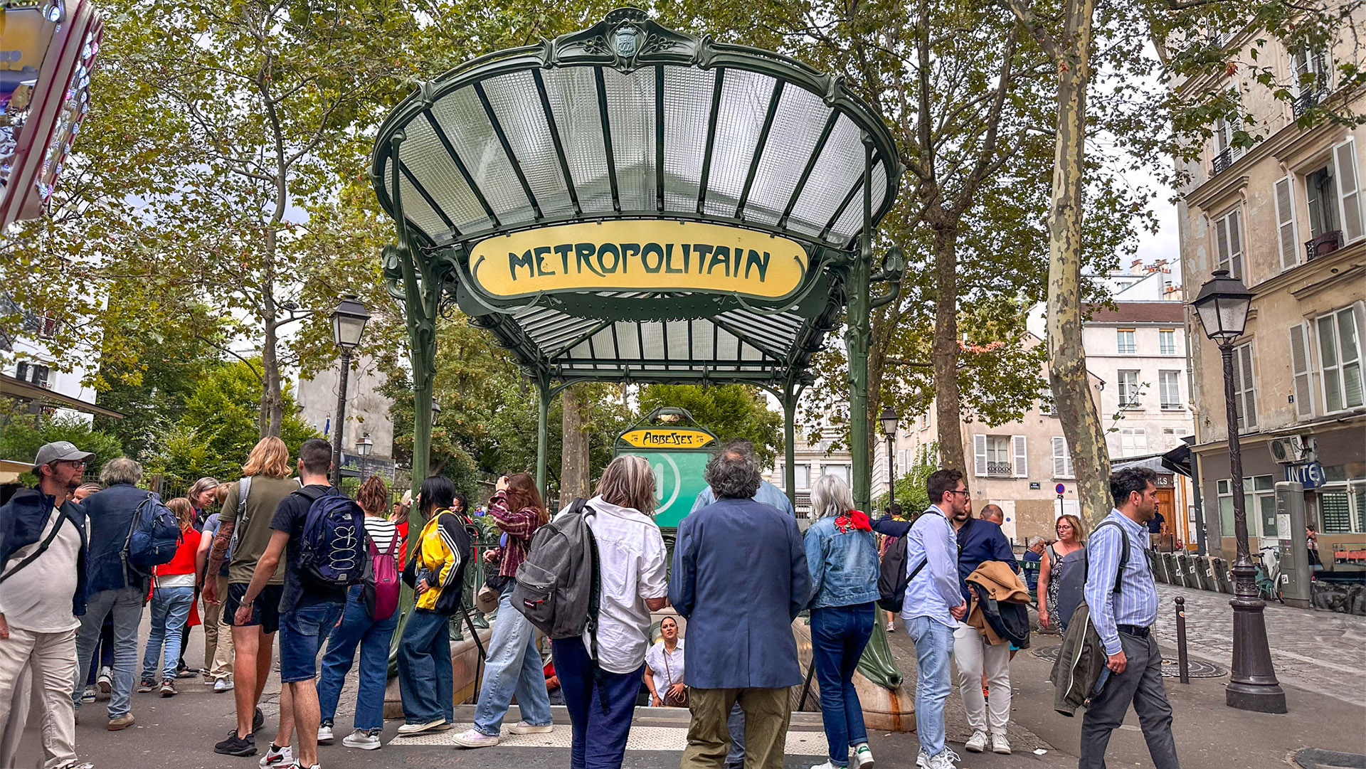 Metrô em Paris