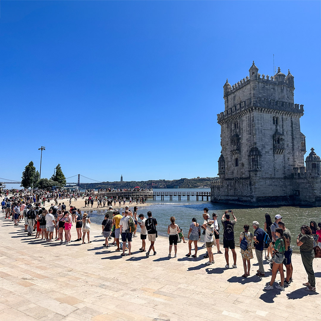 Fila na Torre de Belém