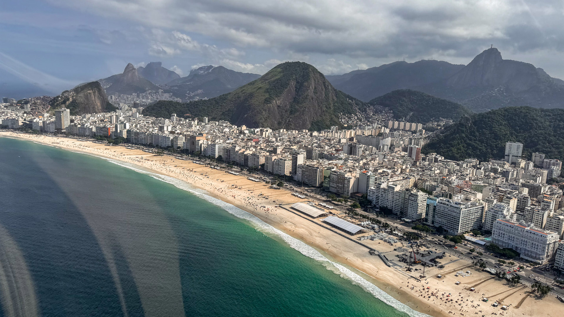 Passeio de helicóptero no Rio: Copacabana