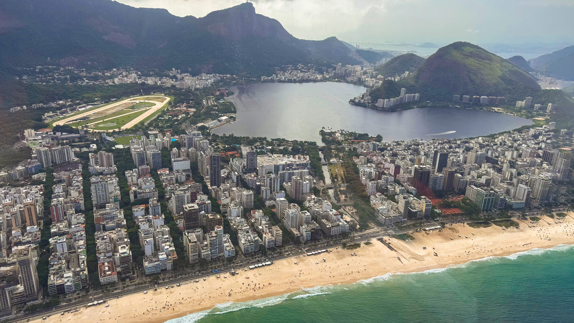 Passeio de helicóptero no Rio: Lagoa