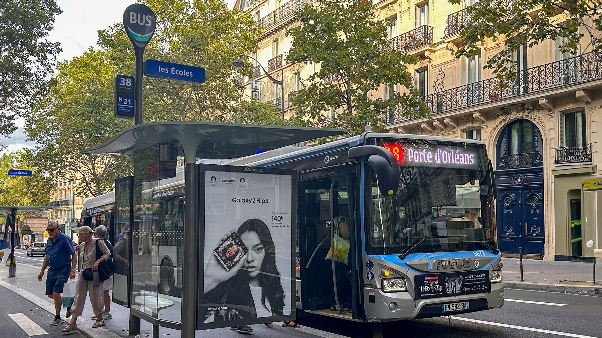 Ônibus em Paris